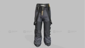 女机械师裤子工装裤模型 Female Mechanics Pants