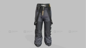 女机械师裤子工装裤模型 Female Mechanics Pants