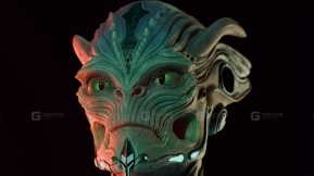 蓝脸外星人  Blue Faced Alien