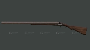 双管霰弹枪（SG）3D模型-3 - Double Barrel SG 3D model-3