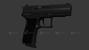 手枪 - Pistol 3D model-4