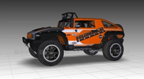 2008年悍马HX - 2008 Hummer HX 3D model-9