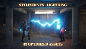 【UE】风格化视觉特效闪电元素  Stylized VFX  Lightning