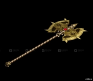 黄金斧头 - Golden Axe 3D model-8