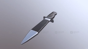 小刀НР-40 3D模型-21 - Knife нр-40 3D model-21