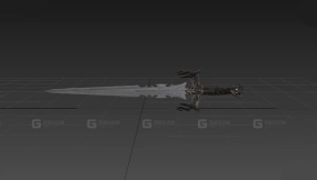 甘多尔的剑 3D模型-28 - Gandohar's sword 3D model-28