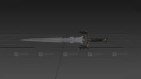 甘多尔的剑 3D模型-28 - Gandohar's sword 3D model-28