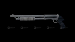 泵动式霰弹枪 - Pump Shotgun 3D model-8