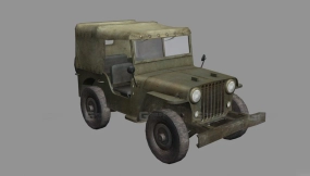 Willys CJ-2A - Willys CJ-2A 3D model-103