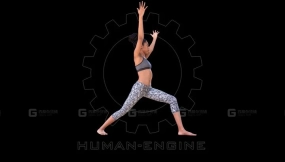 女性扫描 - 萨布丽娜瑜伽动画 Female Scan - Sabrina Yoga Animation
