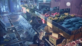 【UE】Nanite外星科幻水果市场环境 Sci-Fi Fruit Market Nanite