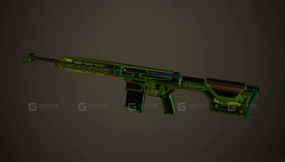 雷明顿R11 RSASS辐射 - Remington R11 RSASS Радиация 3D model-48