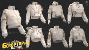 6+短款战术外套vol19 6 CROPTOP - MALES MEGAPACK