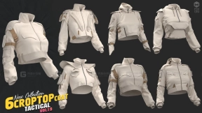 6+短款战术外套vol19 6 CROPTOP - MALES MEGAPACK