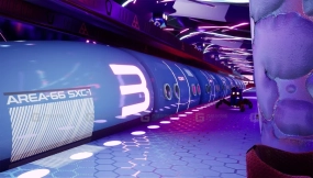 【UE】地铁超级高铁火车站模块化未来科幻风格 SUBWAY HYPERLOOP TRAIN STATION MODULAR FUTURISTIC SCI FI