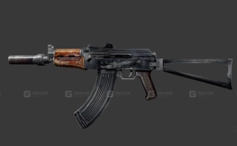 AKS-74U短突击步枪-АКС-74У (AKM-74 2У) 3D model