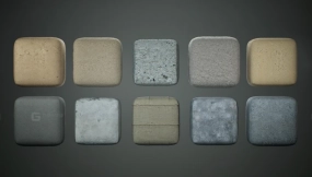 【UE】混凝土04 - 扫描式摄影测量材质  Concrete 04 - Scanned Photogrammetry Materials