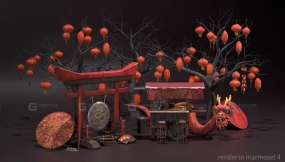 【UE】中国龙年新春礼包  Chinese Dragon New year pack