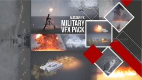 【UE】军事与现代战争特效包 Military & Modern Warfare Vfx Pack