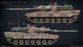 【UE】高级坦克蓝图 Leopard 2A7坦克
