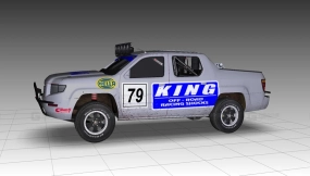 2006年本田Ridgeline - 2006 Honda Ridgeline 3D model-20
