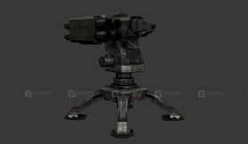 哨戒机枪 Sentry Gun 3D model-19