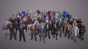 【UE】公民NPC  Citizen NPC