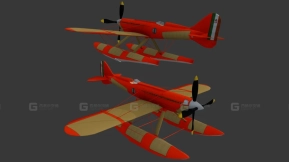 竞速水上飞机 马基 MC72  Racing Seaplane Macchi Mc72