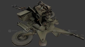 ZU-23防空炮-20 - ЗУ-23 3D model-20