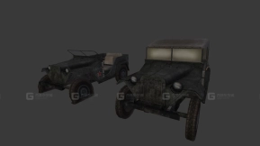 嘎斯-67b - GAZ-67b 3D model-80