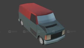 帮派天使（厢式车）（死亡天使） - Gang Angel (Van) (Angels of Death) 3D model-8