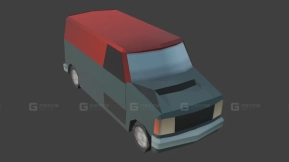 帮派天使（厢式车）（死亡天使） - Gang Angel (Van) (Angels of Death) 3D model-8