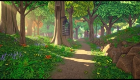 【UE】风格化森林洞穴  Stylized Forest Cave