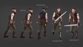 【UE】剑客角色  Swordsman Character