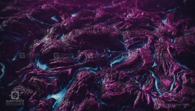 18种外星岩浆裂开岩石抽象科幻地面贴图 Alien Cracked Rocky Ground