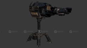 外星炮塔火箭筒-12 - ALien Turret RocketLauncher 3D model-12