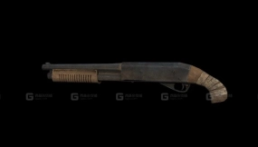 锯短型霰弹枪 - SawedOFF shotgun 3D model-12