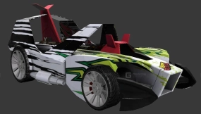 超级速度车 - Super speeder 3D model-77