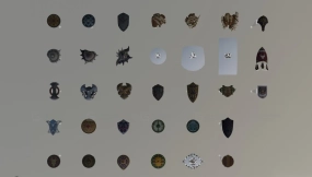 旷野之息所有盾牌 - Botw all shields 3D model-24
