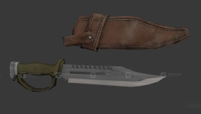 小刀 3D模型-77 - Knife 3D model-77