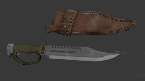 小刀 3D模型-77 - Knife 3D model-77
