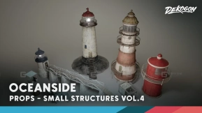 【UE】小型结构 第四卷 - 海滨 [低多边形]  Small Structures VOL.4 - Oceanside [ Low Poly ]