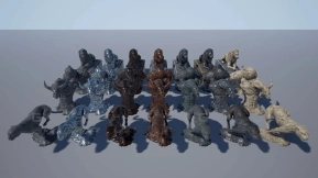 【UE】装饰雕像收藏  Deco Statue Collection