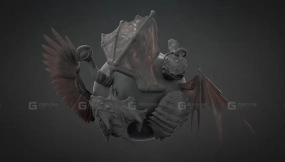 龙怪物翅膀笔刷 Monster Wings and Parts, Mega Monster Brush Pack