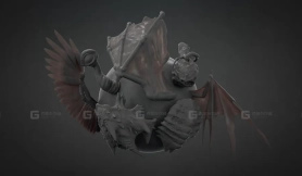 龙怪物翅膀笔刷 Monster Wings and Parts, Mega Monster Brush Pack