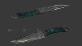 刀 3D模型-64 - Knife 3D model-64