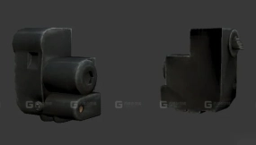 手枪侧挂激光瞄准器 3D模型-2 Pistol laser sight lg sidemount 3D model-2