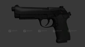 伯莱塔手枪 - Beretta 3D model-12
