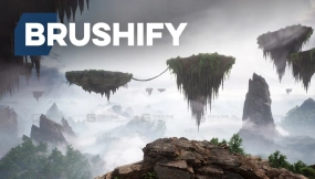 【UE】刷化 - 浮空岛屿  Brushify - Floating Islands