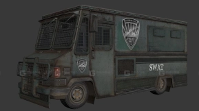 雪佛兰厢式特警车 - Chevrolet Step Van SWAT 3D model-223
